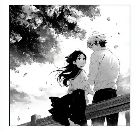 悬疑推理题材漫画的线索墙场景插画